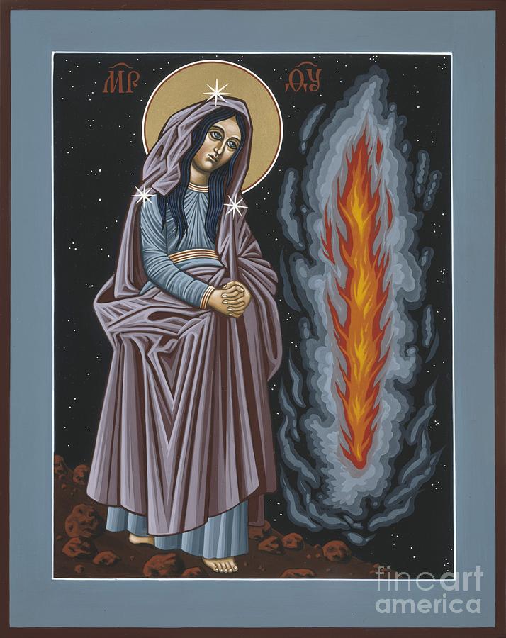 Mother of God of Kosovo 087 Painting by William Hart McNichols