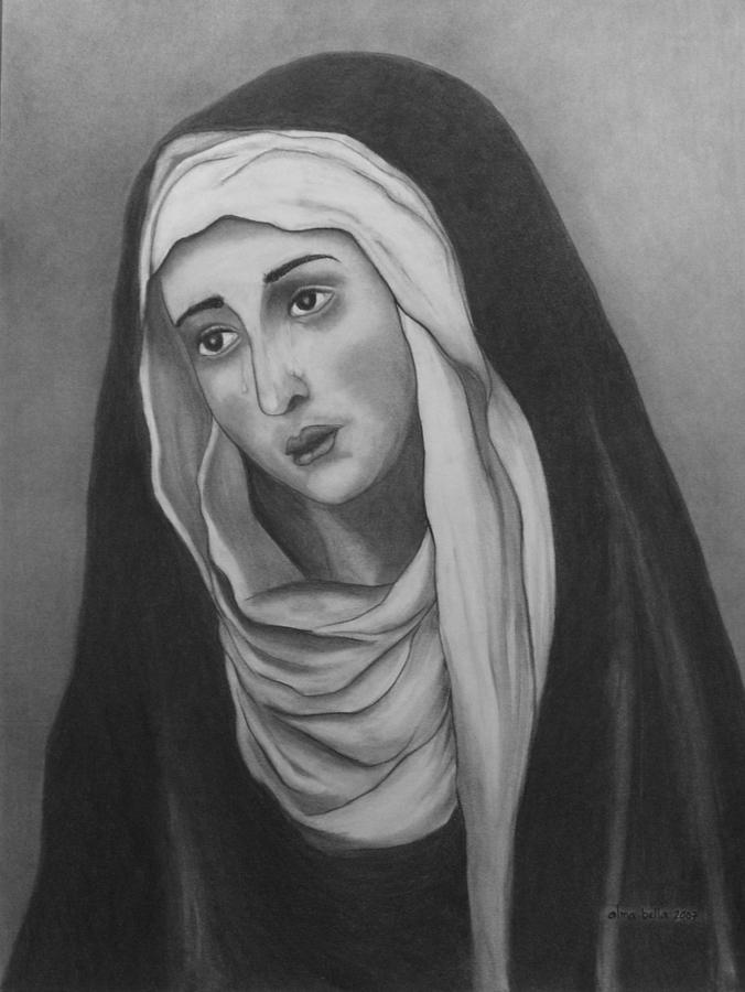 Mother of Sorrows version 2 by Alma Bella Solis Mother of Sorrows version 2 by Alma Bella Solis