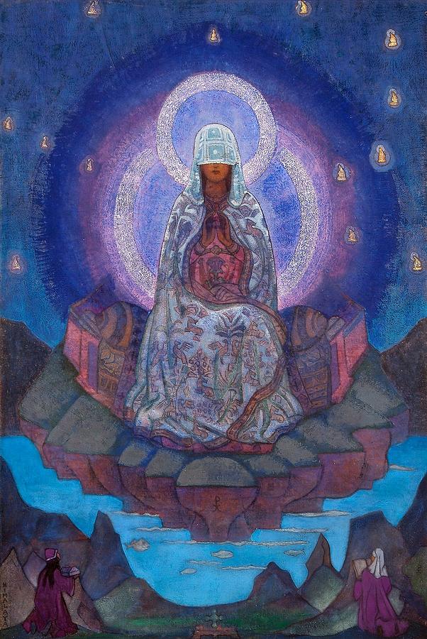 1930's Painting - Mother of the World by Nicholas Roerich