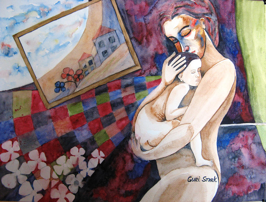 Motherhood Painting - Motherhood by Guri Stark