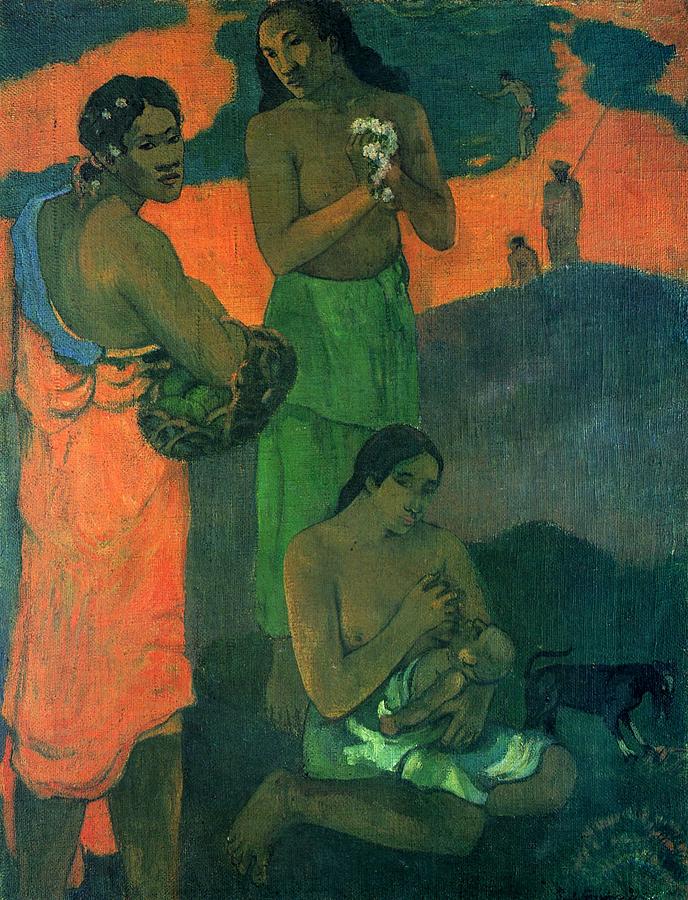 Motherhood Painting by Paul Gauguin - Fine Art America