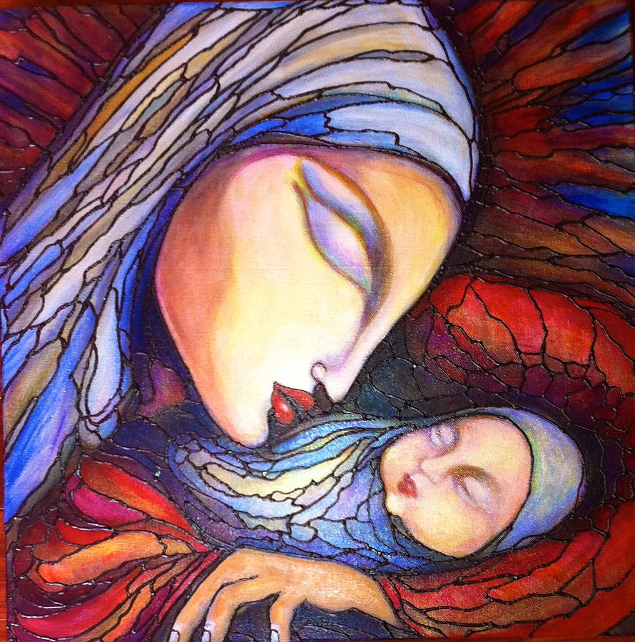 Motherhood Painting by Rae Chichilnitsky
