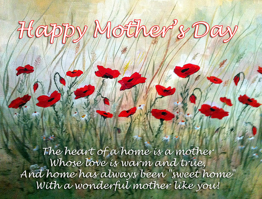 Mothers Day - card Painting by Dorothy Maier