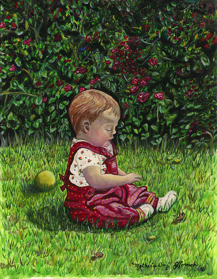 Rose Painting - Mothers Day by Janis  Cornish