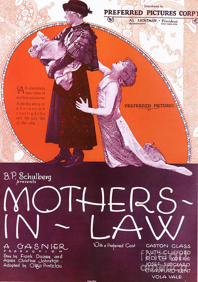 Movie Drawing - Mothers In Law  Mothers-in-law 1920s by The Advertising Archives