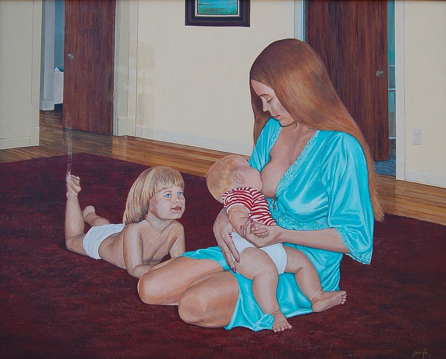 Mothers Milk Painting by AnnaJo Vahle