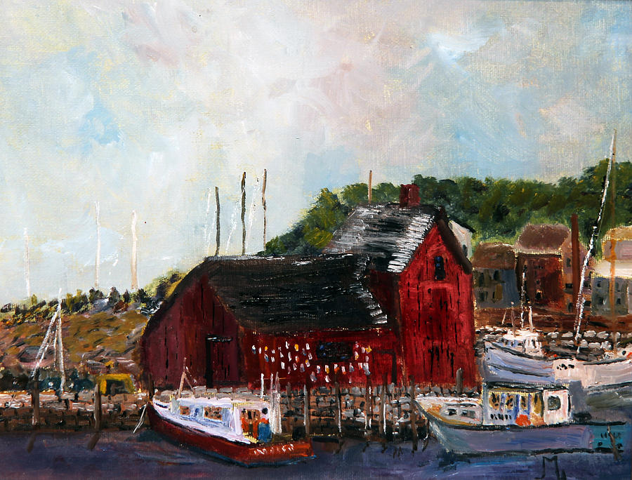 Motif Number One Rockport Painting by Michael Helfen - Fine Art America