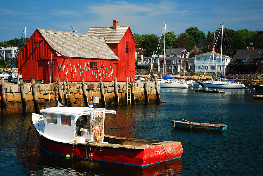 Summer Photograph - Motiff 1 in Rockport by James Kirkikis