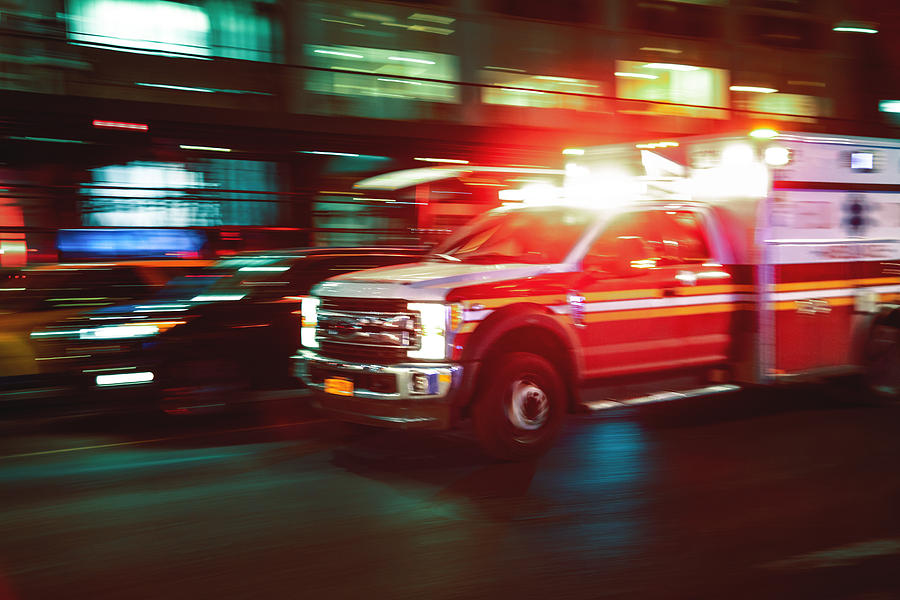 Motion blur ambulance United States Photograph by Marco_Piunti