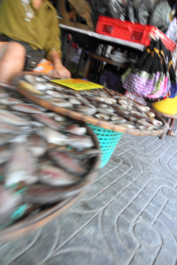 Bangkok Photograph - Motion Blurred Street Markets - Bangkok Thailand - 01131 by DC Photographer