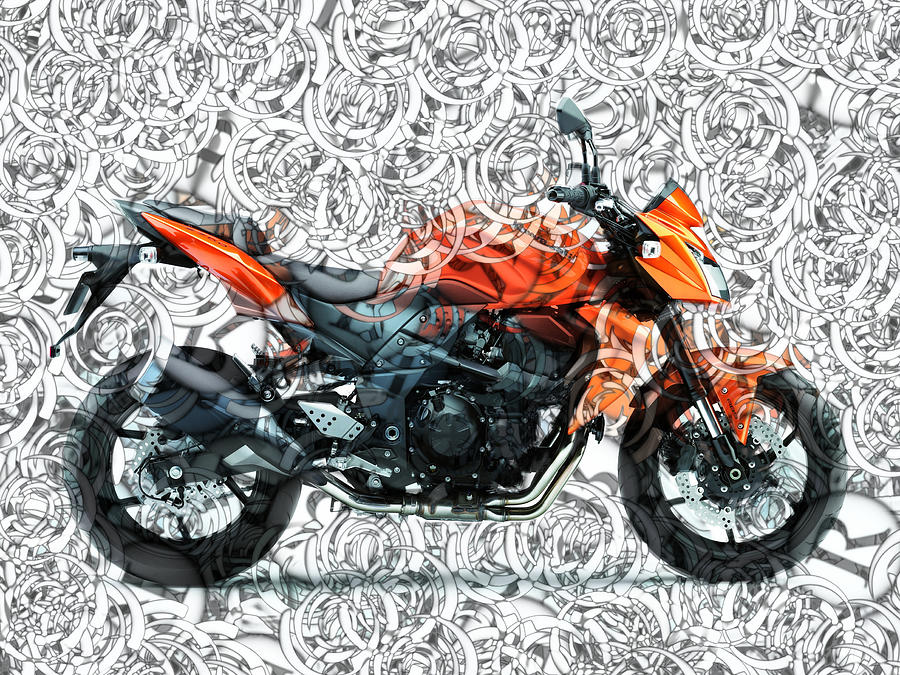 Moto Art s01-01a Digital Art by Variance Collections