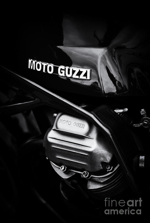 Moto Guzzi 850 Le Mans Monochrome Photograph by Tim Gainey