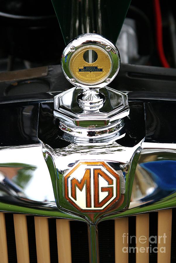 MotoMeter on MG TD Photograph by Neil Zimmerman