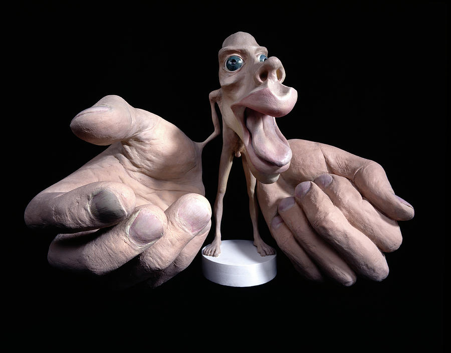 Motor Homunculus Model Photograph by Natural History Museum, London/science Photo Library