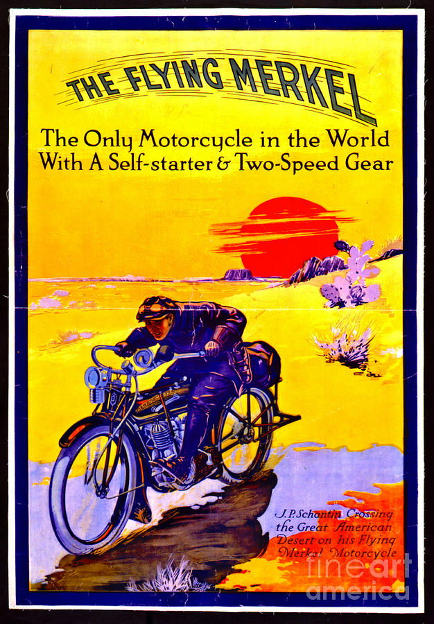 Motorcycle Ad 1913 Photograph by Padre Art
