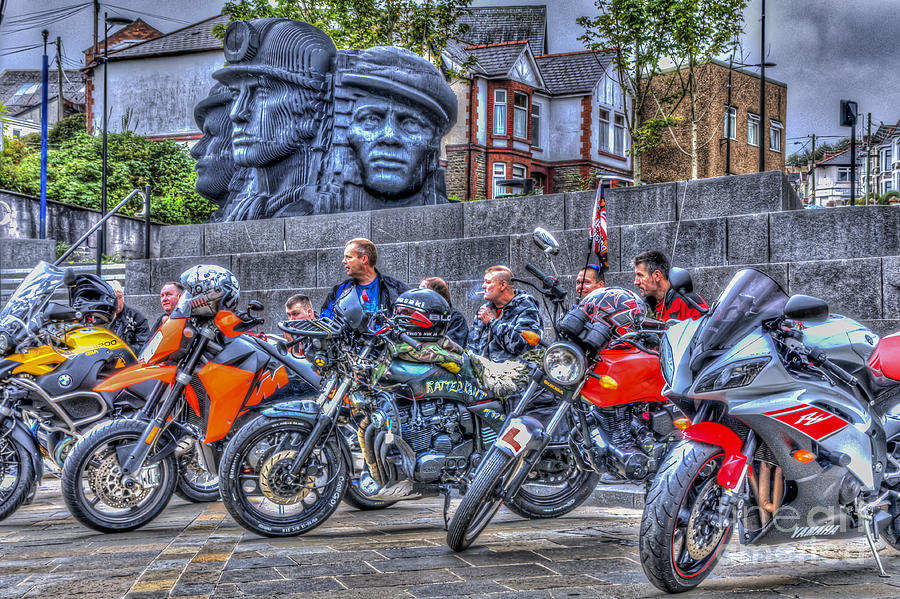 Motorcycle Rally 2 Photograph by Steve Purnell