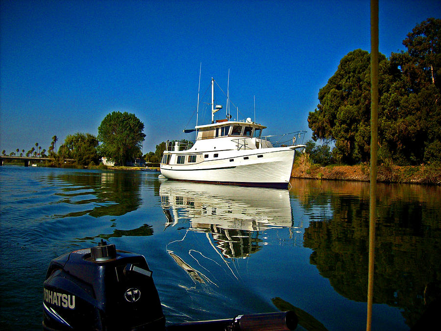 Motoring North on The Mokelumne Photograph by Joseph Coulombe