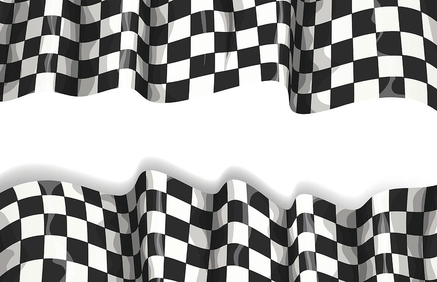 Motorsport Banner Drawing by Funnybank