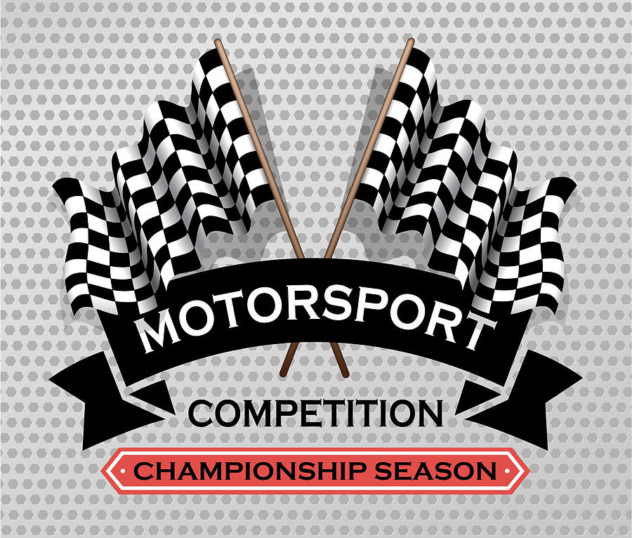Motorsport Sign Drawing by Funnybank