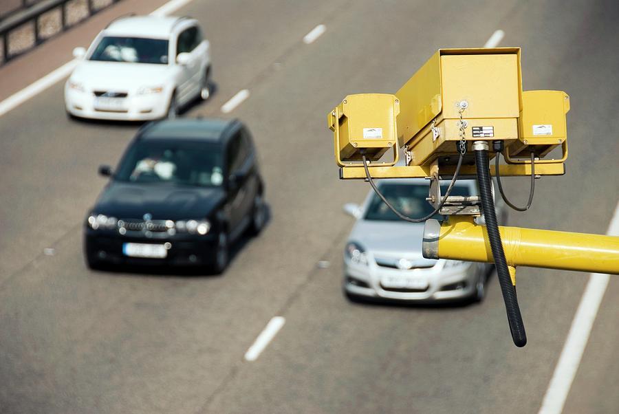 Motorway Speed Camera Photograph by Trl Ltd./science Photo Library