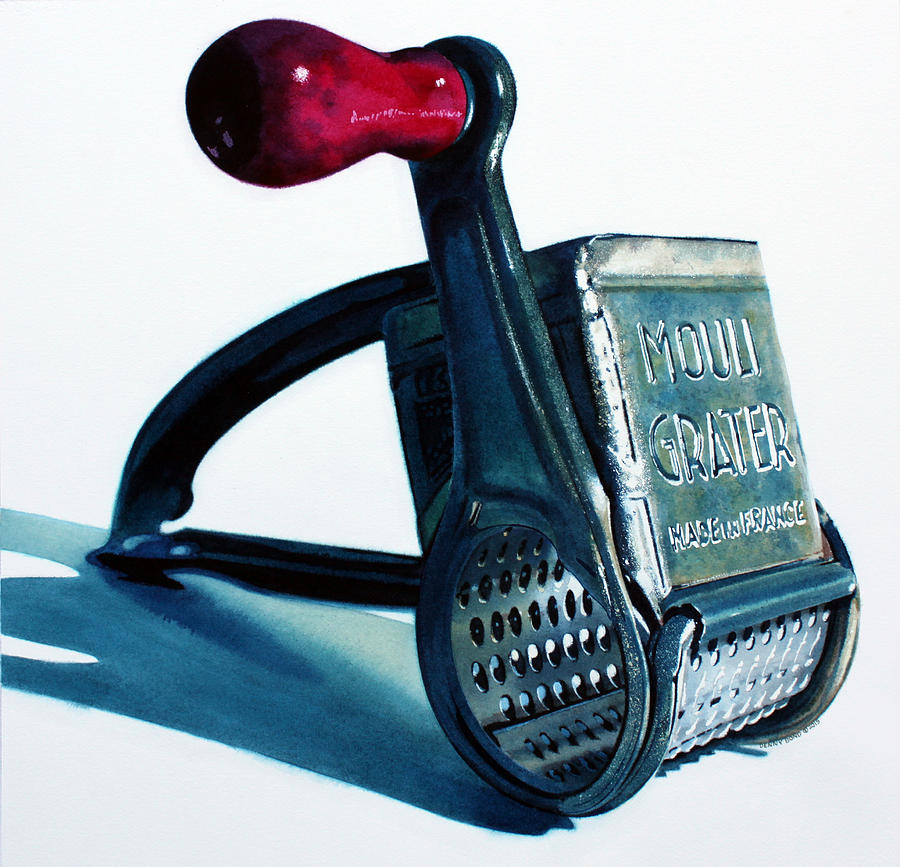 Grater Painting - Mouli Grater by Denny Bond