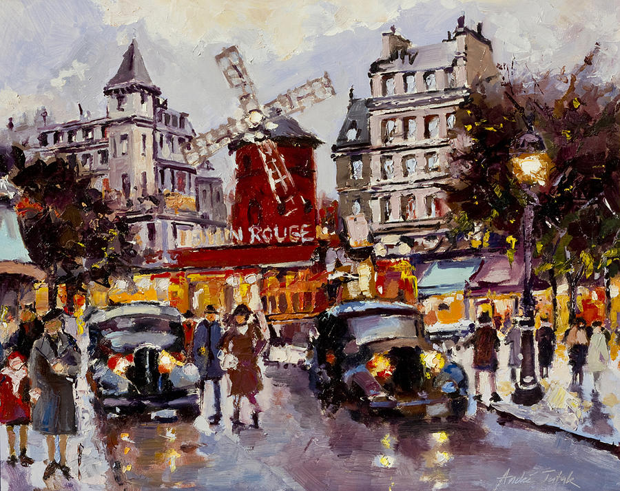 Moulin Rouge Painting by Andre Tutak - Fine Art America