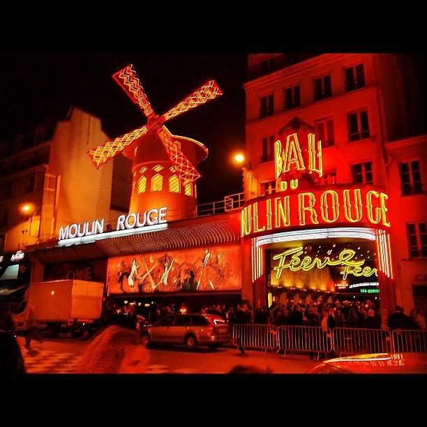 Paris Photograph - Moulin Rouge by Danielle McComb