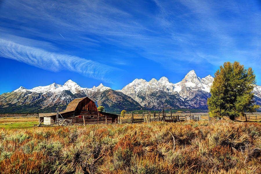 Moultan Barn on Morman Row Photograph by Jean Hutchison - Fine Art America