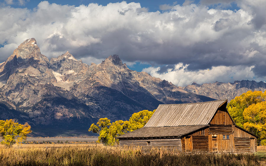 Moulton Barn in the Tetons Photograph by Kathleen Bishop