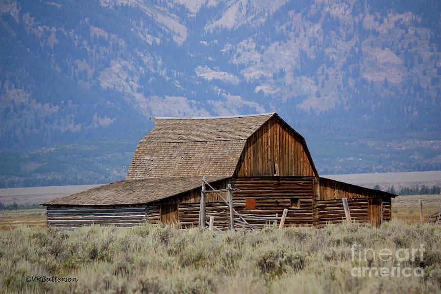Moulton Barn in the Tetons Photograph by Veronica Batterson