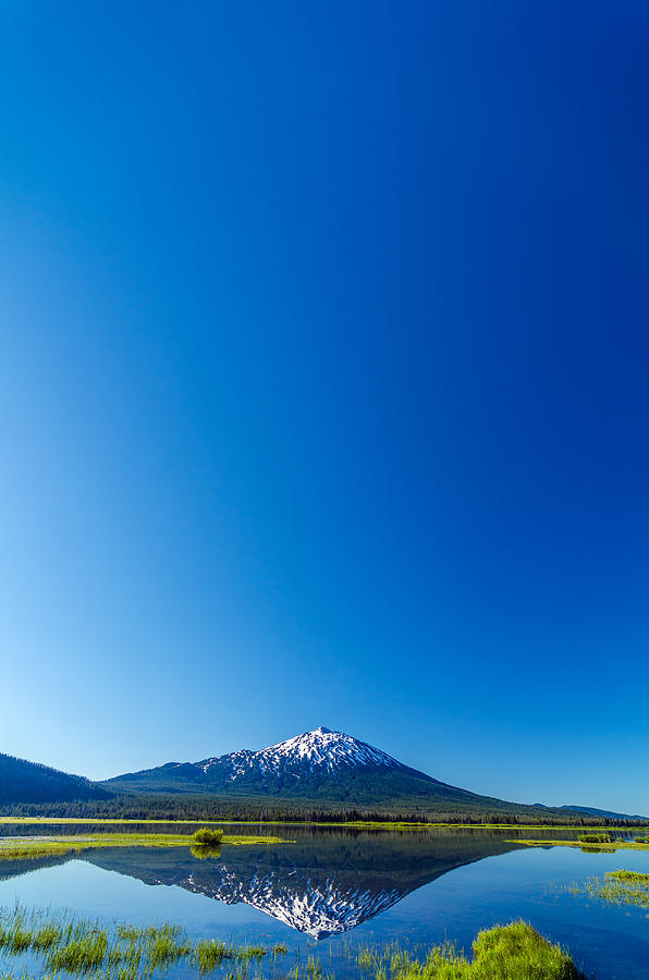 Mount Bachelor and Sky Photograph by Jess Kraft