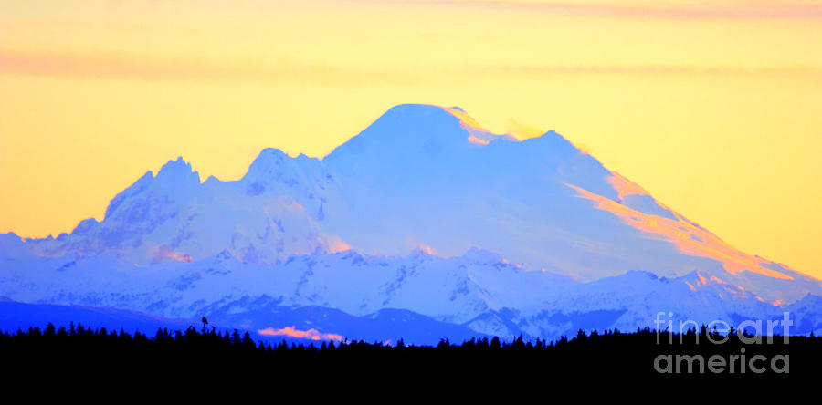 Washington State Photograph - Mount Baker Sunrise by Tap On Photo