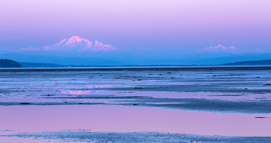 Mount Baker Twilight Photograph by Pierre Leclerc Photography