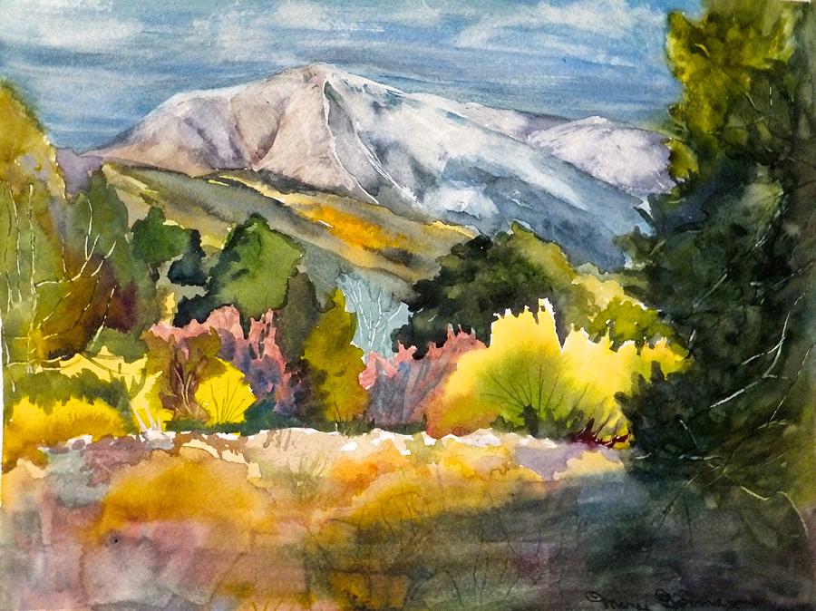 Mount Blanca Painting by Mary Gorman
