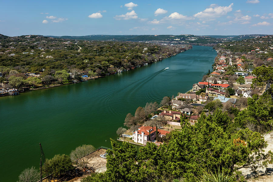 Mount Bonnell Terrace, Covert Park Photograph by Panoramic Images