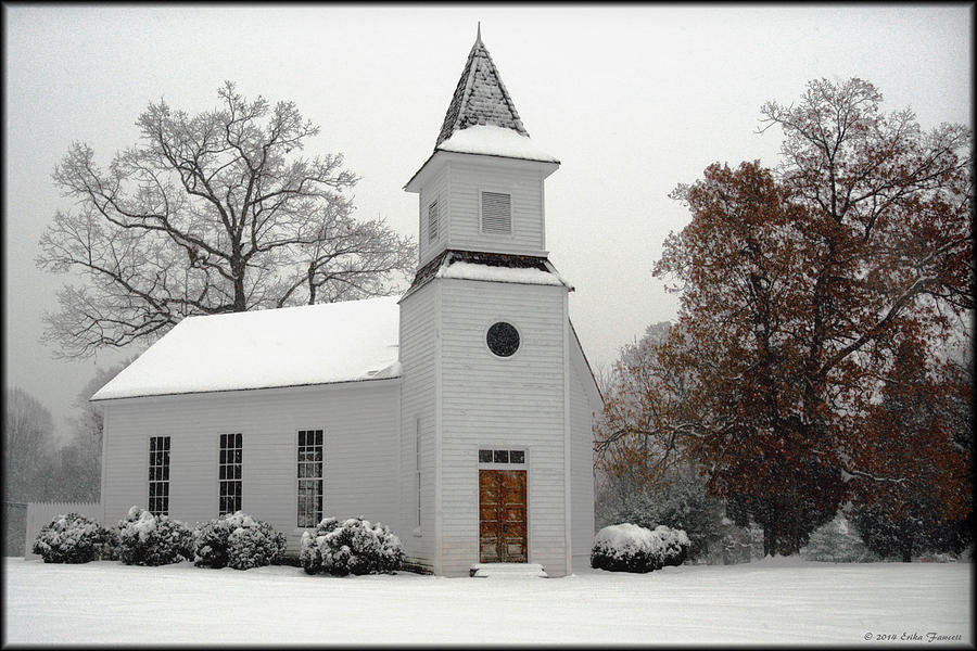 Mount Calvary Methodist Photograph by Erika Fawcett