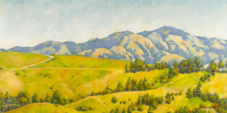 Mount Diablo View #1 Painting by Kerima Swain