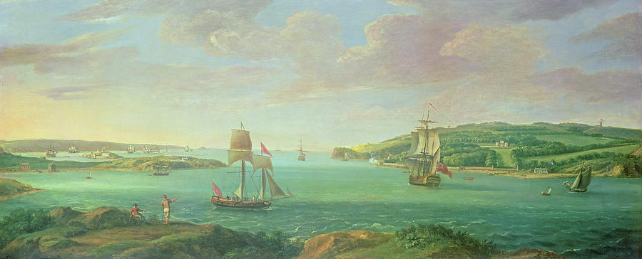 Boat Painting - Mount Edgcumbe by Banfield