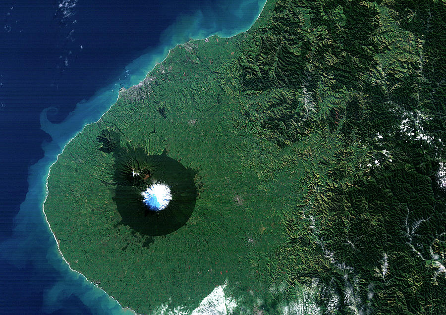 Mount Egmont Photograph by Planetobserver/science Photo Library - Pixels