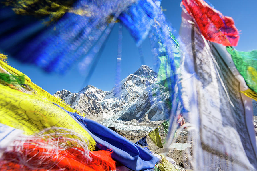 Mount Everest 8848m From Kala Pattar Photograph by Andrew Peacock