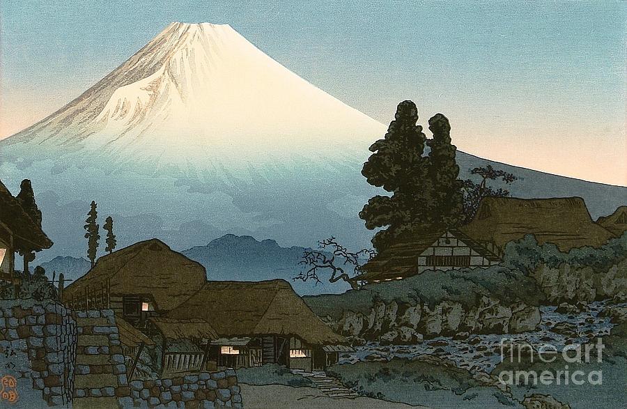 Mount Fuji from Mizukubo Painting by Thea Recuerdo