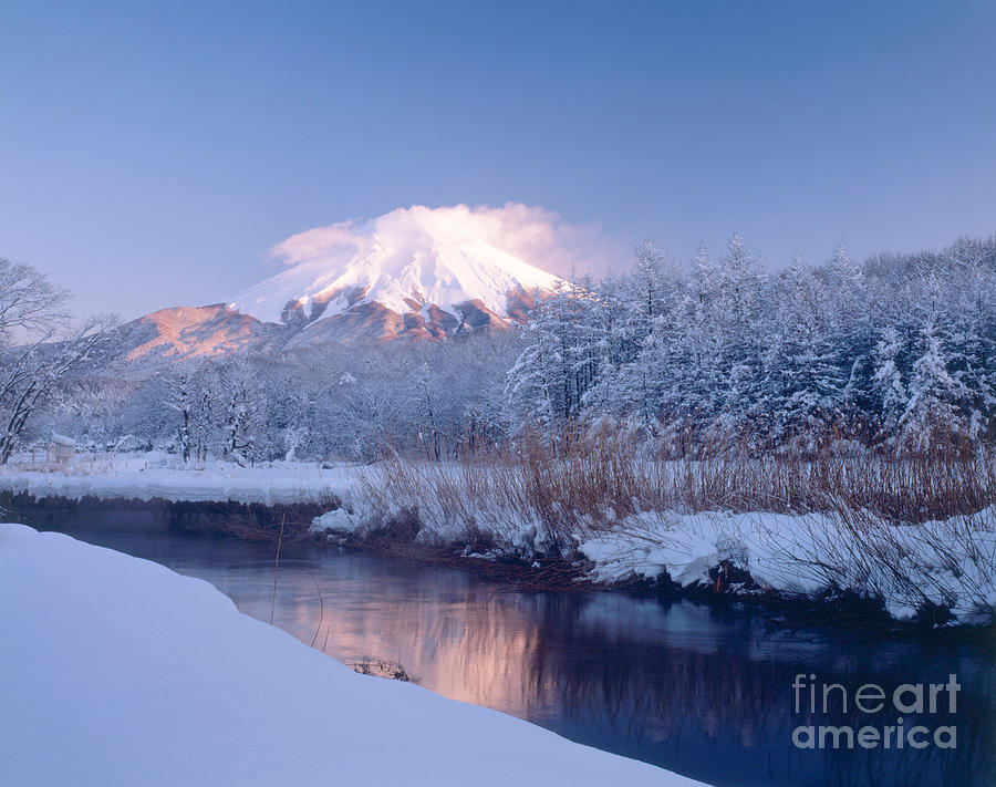 Mount Fuji In Winter Photograph by Masao Hayashi