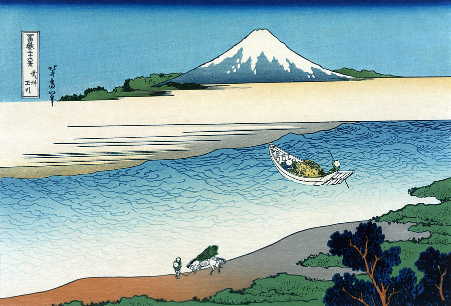 Mount Fuji, Tama River, Musashi Photograph by Science Source