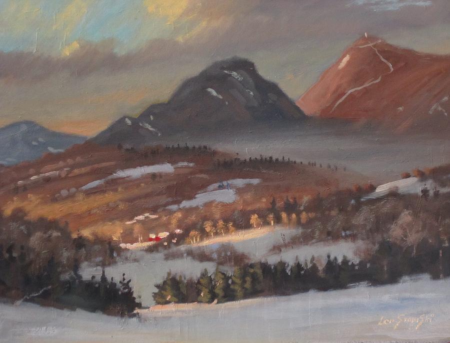 Mount Greylock From Clarksburg Painting by Len Stomski