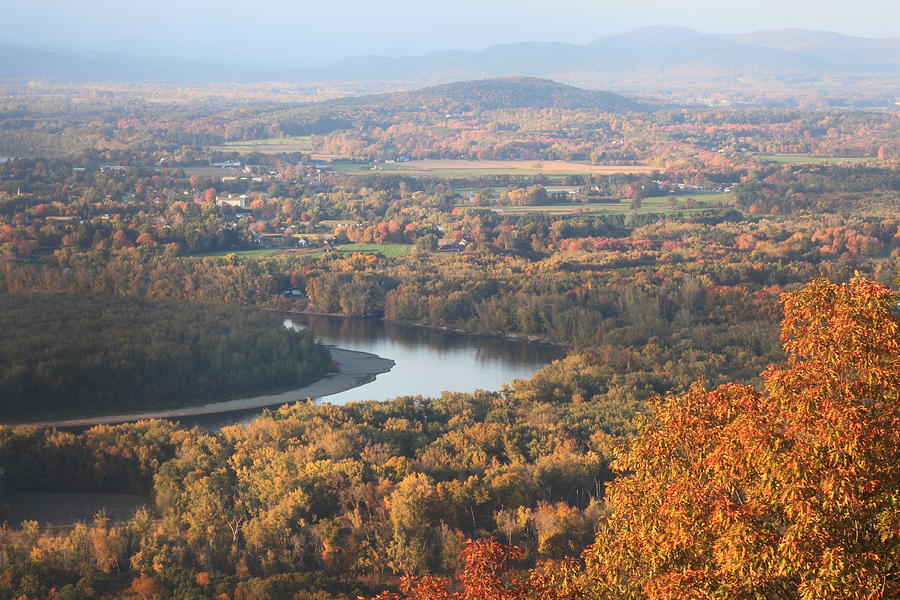 Mount Holyoke Connecticut River Fall Foliage Photograph by John Burk ...