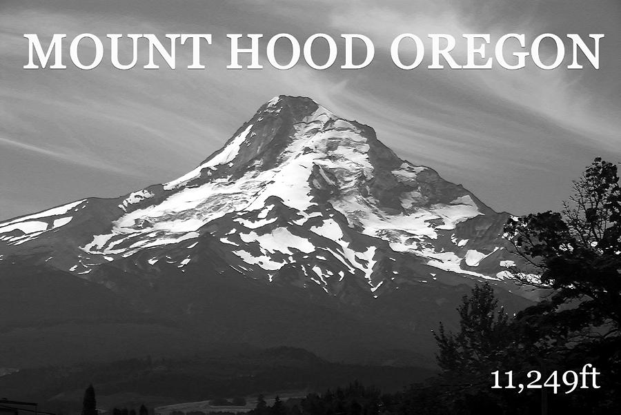 Mount Hood Oregon Photograph - Mount Hood horizontal by David Lee Thompson