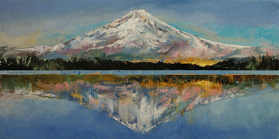 Mount Hood Painting by Michael Creese