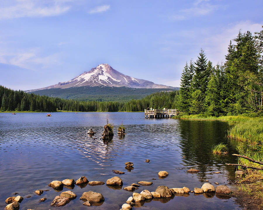 Mount Hood Reflection Photograph by Betty Eich