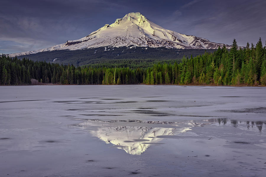 Nature Photograph - Mount Hood Reflections by Rick Berk