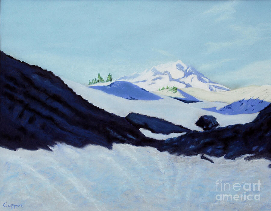 Mount Hood Pastel by Robert Coppen
